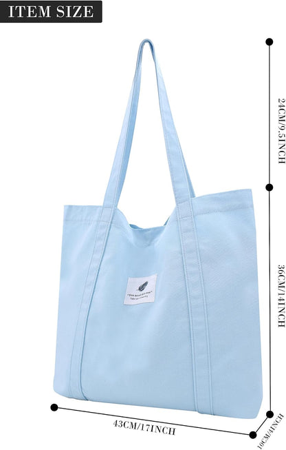 TeeYee Women Tote Bag Foldable Shoulder Bag for Travel Work