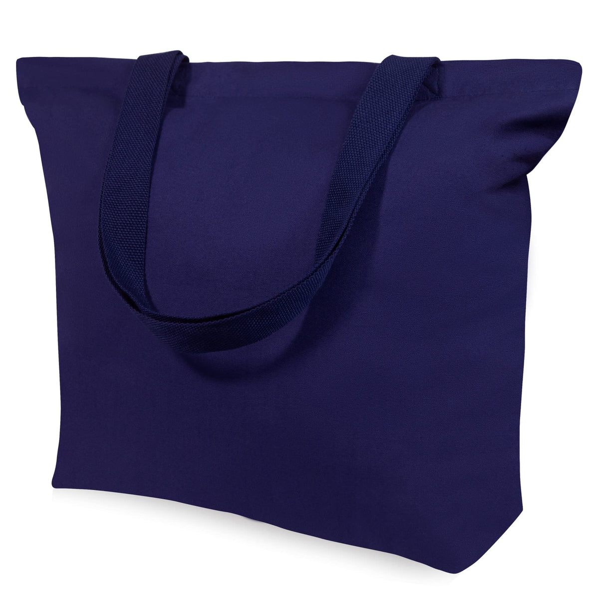 TOPDesign 2-Pack Canvas Tote Bags with Magnetic Snap, Reusable Grocery Shopping Bags, DIY Your Creative Designs