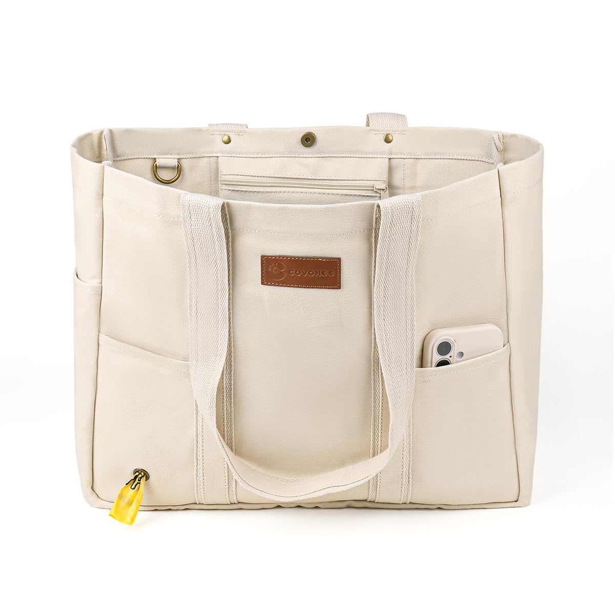 Large Canvas Tote Bag for Women,Casual Spacious Shoulder Bag