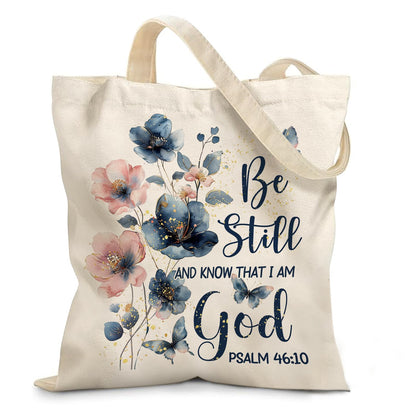 Aesthetic Canvas Tote Bag for Women - with Magnetic Snap Closure & Zipper Inner Pocket Reusable Bag for Shopping