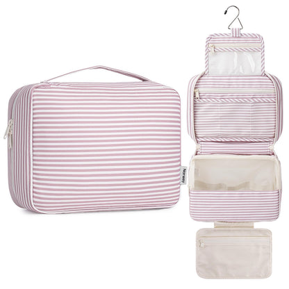 Narwey Hanging Travel Toiletry Bag for Women, Large Makeup Cosmetic Bag