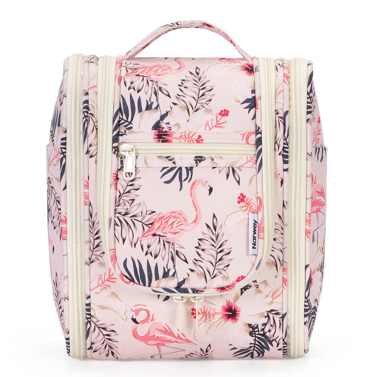 Narwey Hanging Travel Toiletry Bag for Women, Makeup Cosmetic Bag