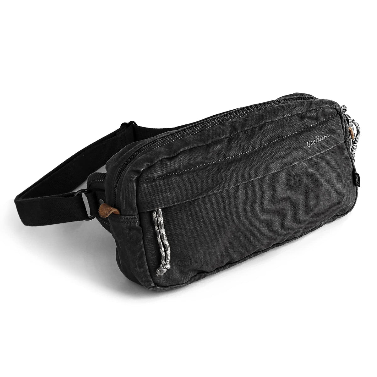 GOOTIUM Men’s Crossbody Pack - Canvas Daily Essentials Sling Bag Small Shoulder Backpack