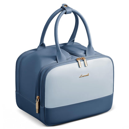 LOVEVOOK Large Makeup Bag for women, Leather Travel Toiletry Bag