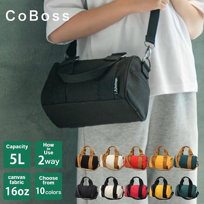 Japan Design Mini Duffel Bag - Purse, CoBoss (Black x Black)