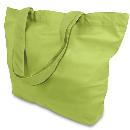 TOPDesign 3-Pack Super Strong Large 12oz Cotton Canvas Tote Bags, Reusable Grocery Shopping Cloth Bags, Fashionable Two-Tone Totes for Crafts, DIY Your Creative Designs