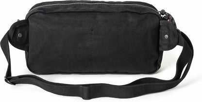 GOOTIUM Men’s Crossbody Pack - Canvas Daily Essentials Sling Bag Small Shoulder Backpack