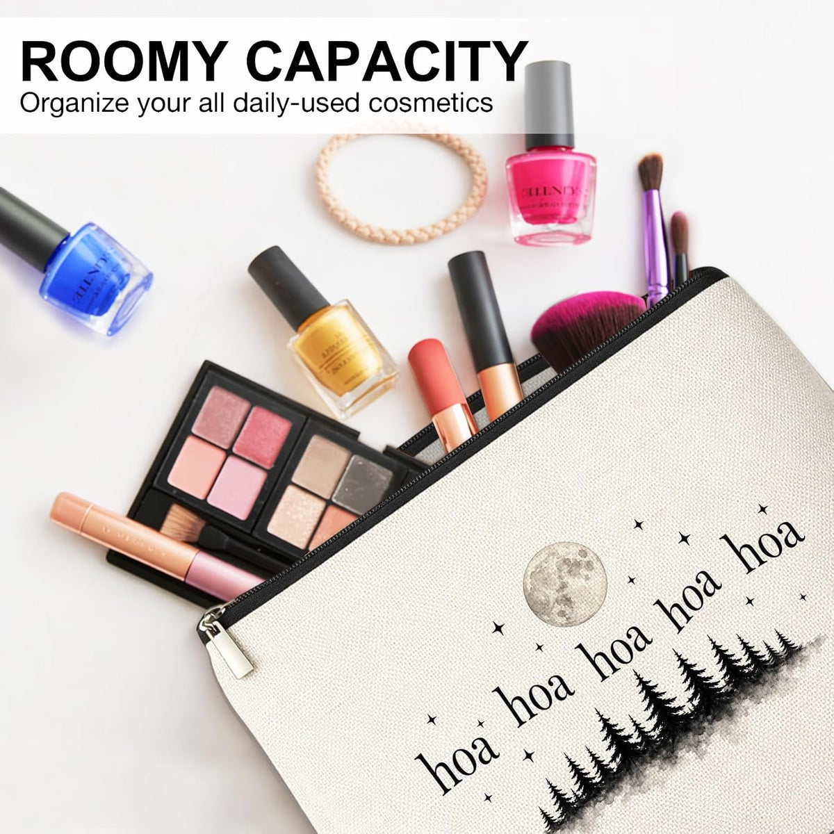 Funny Movie Lover Makeup Bag, Fantasy Novel Merch Reading Gifts