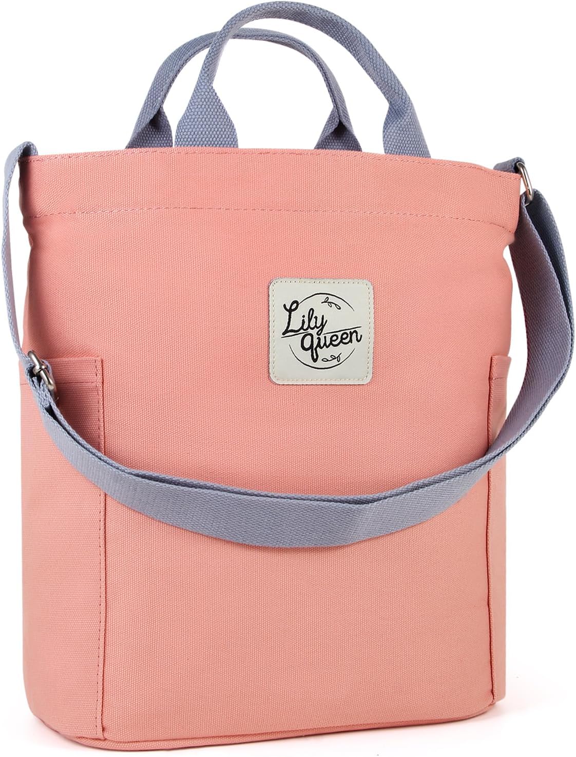 Lily queen Women Canvas Tote Handbags Casual Shoulder Work Bag Crossbody