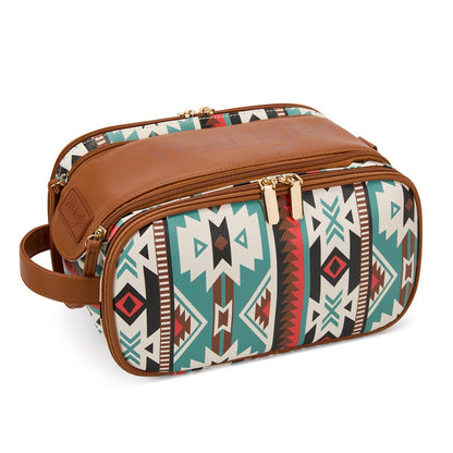 Wrangler Large Makeup Bag Travel Toiletry Bag Portable Cosmetic Bag