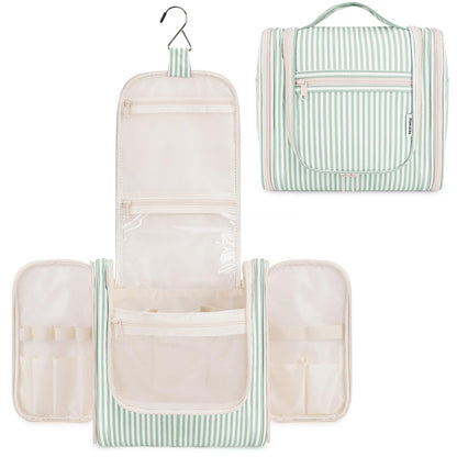Narwey Hanging Travel Toiletry Bag for Women, Makeup Cosmetic Bag