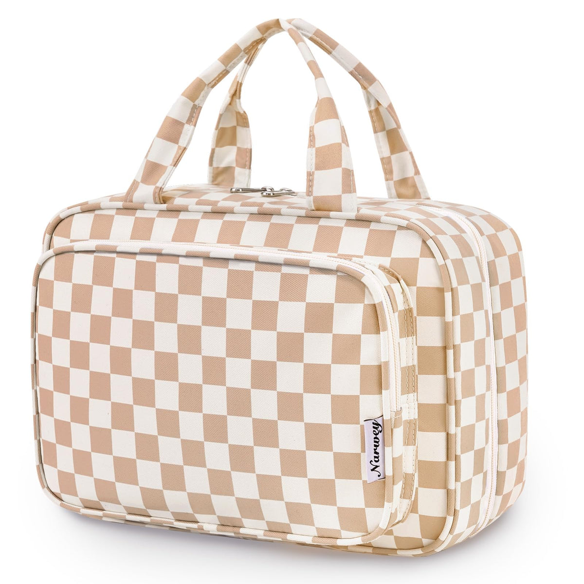 Narwey Hanging Toiletry Bag for Women, Travel Makeup Cosmetic Organizer Bag