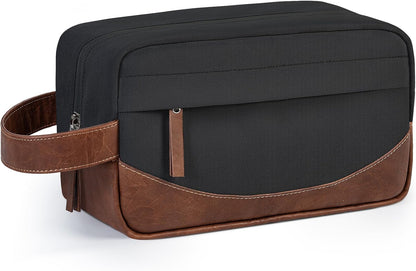 Travel Toiletry Bag for Men, Black, Medium