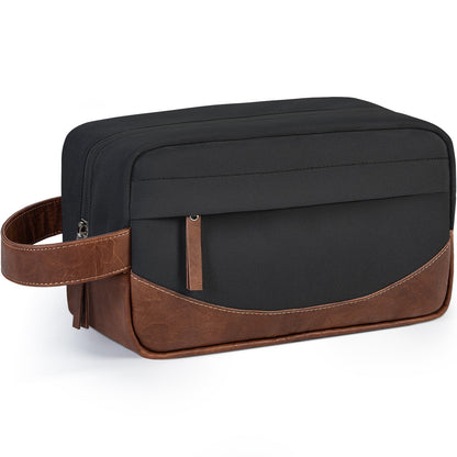 Travel Toiletry Bag for Men, Black, Medium