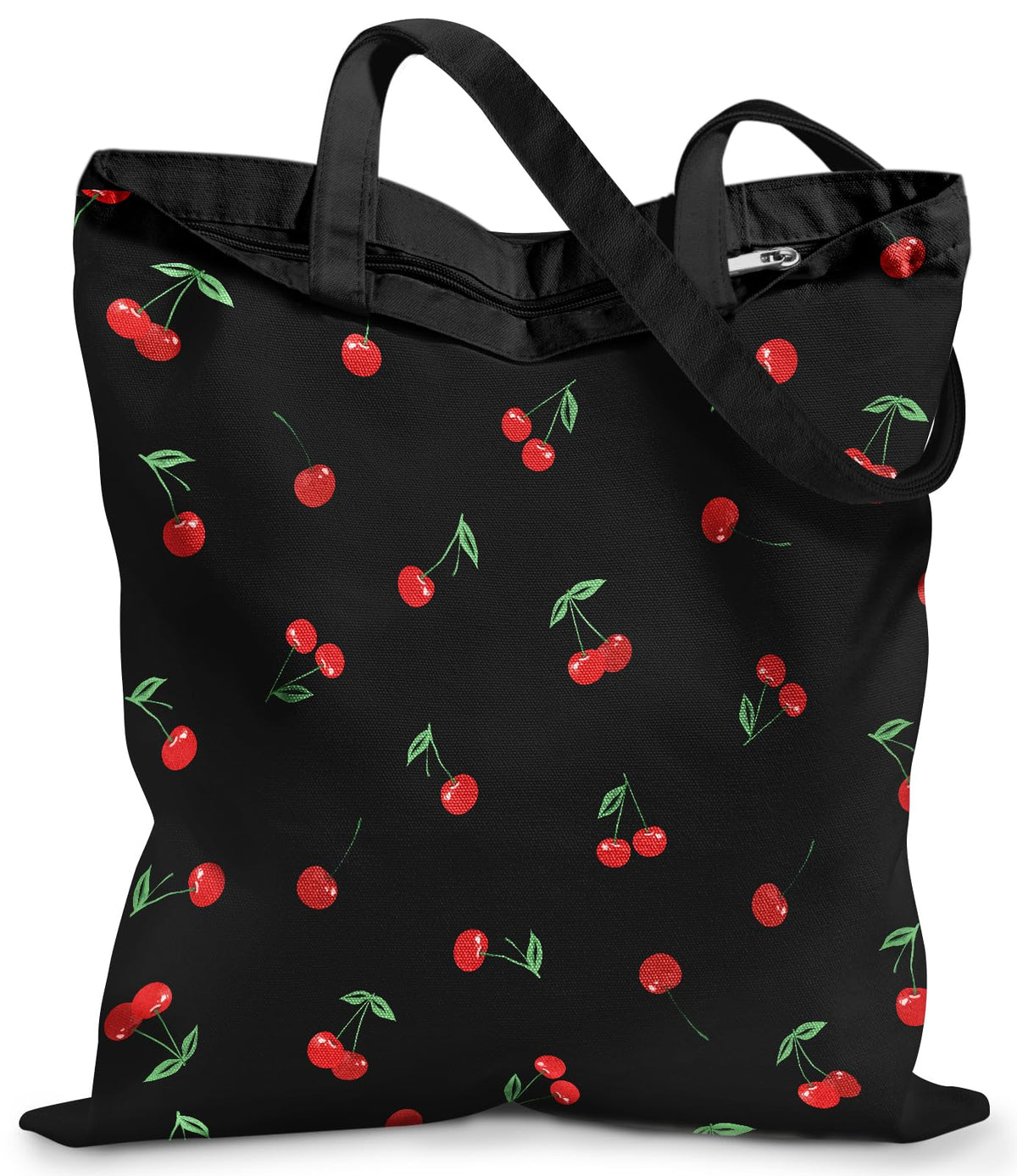 Miss Adola Canvas Tote Bag with Zipper for Women