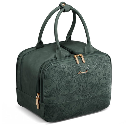 LOVEVOOK Large Makeup Bag for women, Leather Travel Toiletry Bag