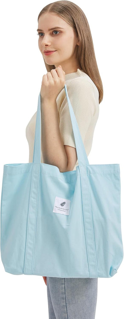 TeeYee Women Tote Bag Foldable Shoulder Bag for Travel Work
