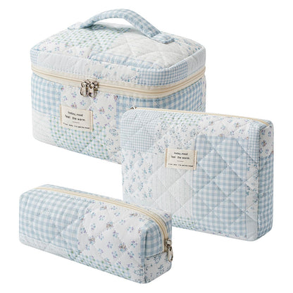 uekeboag Large Travel Quilted Makeup Bag for Women
