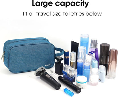 Narwey Travel Toiletry Bag for Women, Dopp Kit Men, Bathroom, Medicine Bag