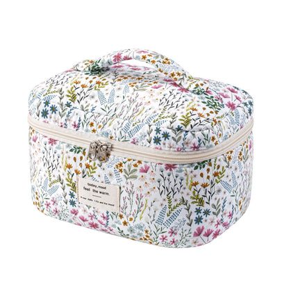 uekeboag Large Travel Quilted Makeup Bag for Women