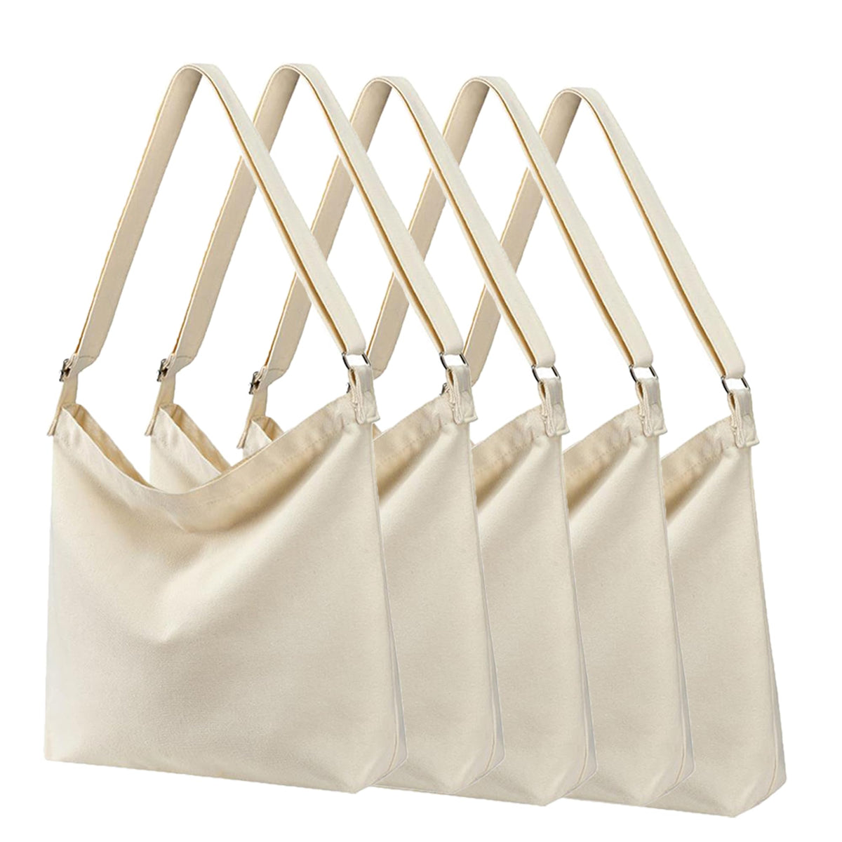 Women's blank large Size Canvas Crossbody Tote Handbags Shoulder Bag Hobo Casual Tote Diy/gifts