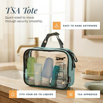 TRIPPED Travel Gear 3-Piece Travel Toiletry Bag Set
