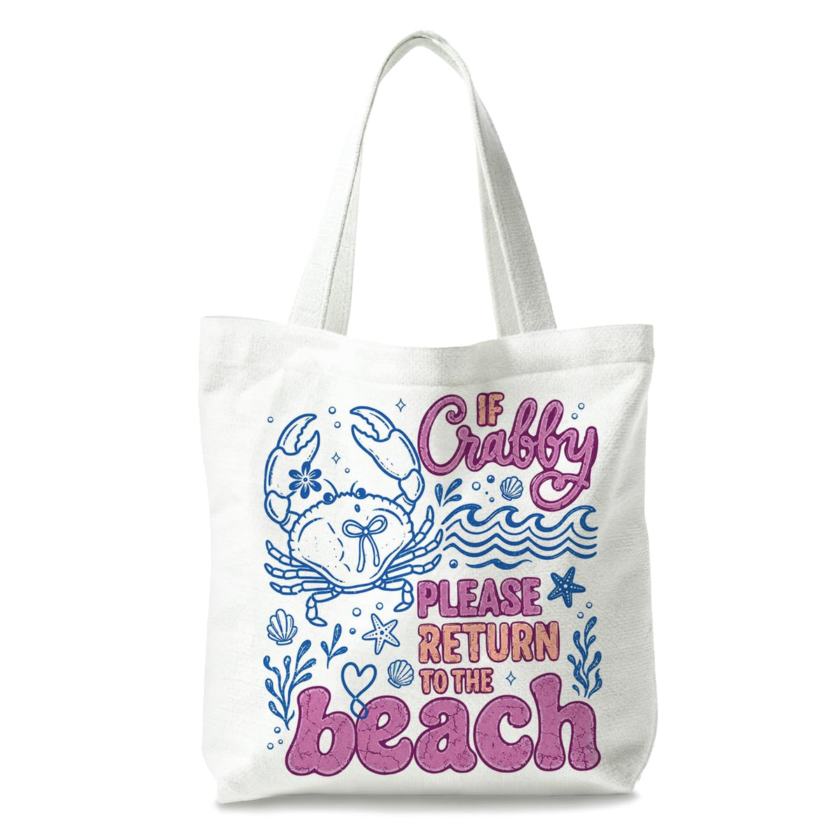 Beach Summer Tote Bag, Beach Gifts Cute Tote Bag Gifts for Women