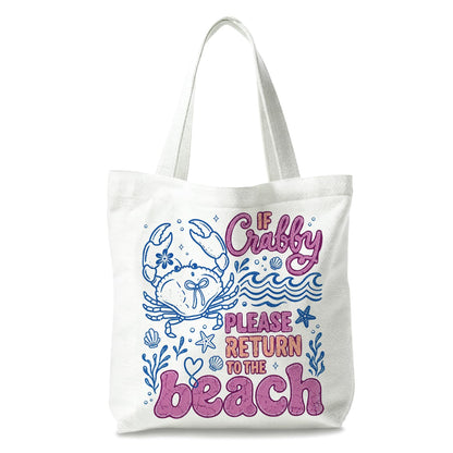 Beach Summer Tote Bag, Beach Gifts Cute Tote Bag Gifts for Women