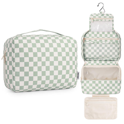 Narwey Hanging Travel Toiletry Bag for Women, Large Makeup Cosmetic Bag
