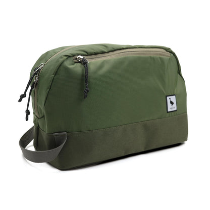 Travel Toiletry Bag 8L, Large Packing Cube with Waterproof TPU Wet/Dry Compartment