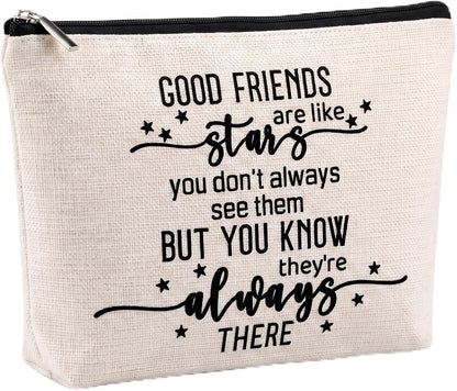 Best Friendship Gifts for Women, Friend Birthday Gifts for Women Makeup Bag