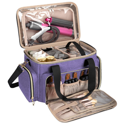 GDNasist Large Makeup Bag, Portable Travel Makeup Bag Organizer