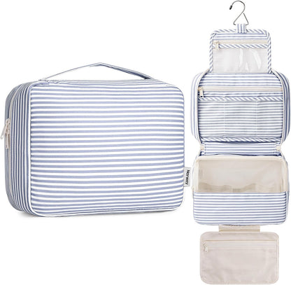 Narwey Hanging Travel Toiletry Bag for Women, Large Makeup Cosmetic Bag