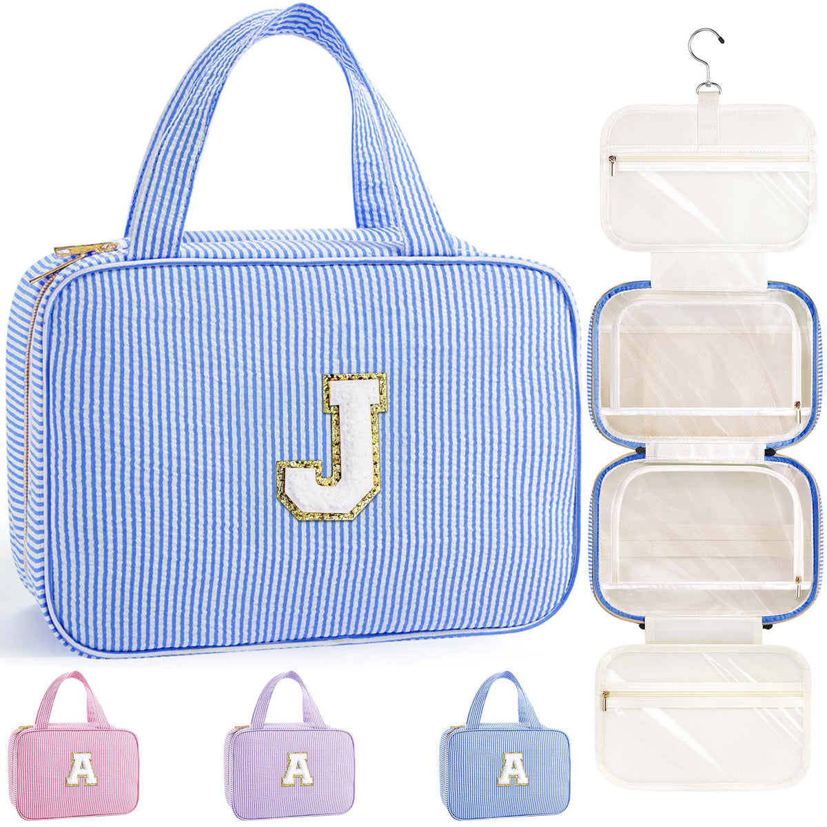 TOPEAST Travel Hanging Toiletry Bag & Makeup Bag for Women Girls Kids Gifts