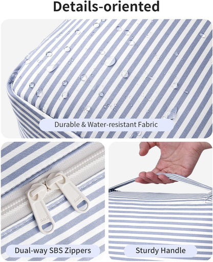 Narwey Hanging Travel Toiletry Bag for Women, Large Makeup Cosmetic Bag