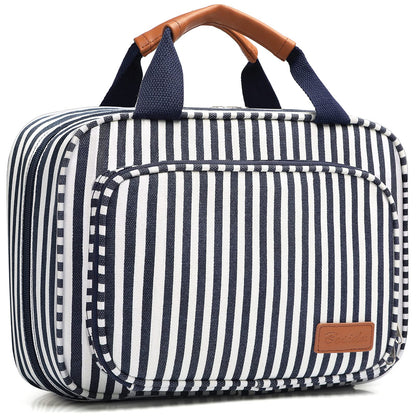 Bosidu Hanging Travel Toiletry Bag,Large Capacity Cosmetic Travel Toiletry Organizer for Women with 4 Compartments & 1 Sturdy Hook,Perfect for Travel/Daily Use/Christmas