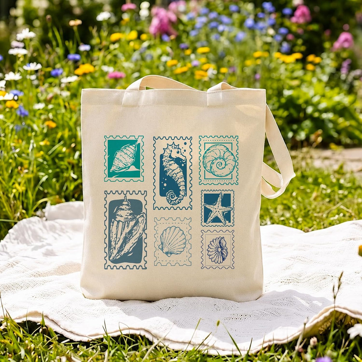 Cute Canvas Tote Bag for Women, Aesthetic Reusable Shoulder Bag, Graphic Reusable Grocery Tote Bag for Shopping, Work