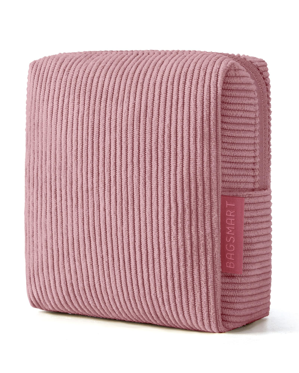 BAGSMART Corduroy Makeup Bag Set, Large & Small Cosmetic Pouch