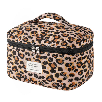 uekeboag Large Travel Quilted Makeup Bag for Women