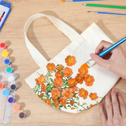 10 Pcs Small Canvas Tote Bags, Lightweight Mini Blank Tote Bag Portable Reusable Grocery Shopping Cloth Bags for DIY, Painting, Welfare Gifts, Advertising (11.8 x 7.8 x 3.9 Inch, Beige)