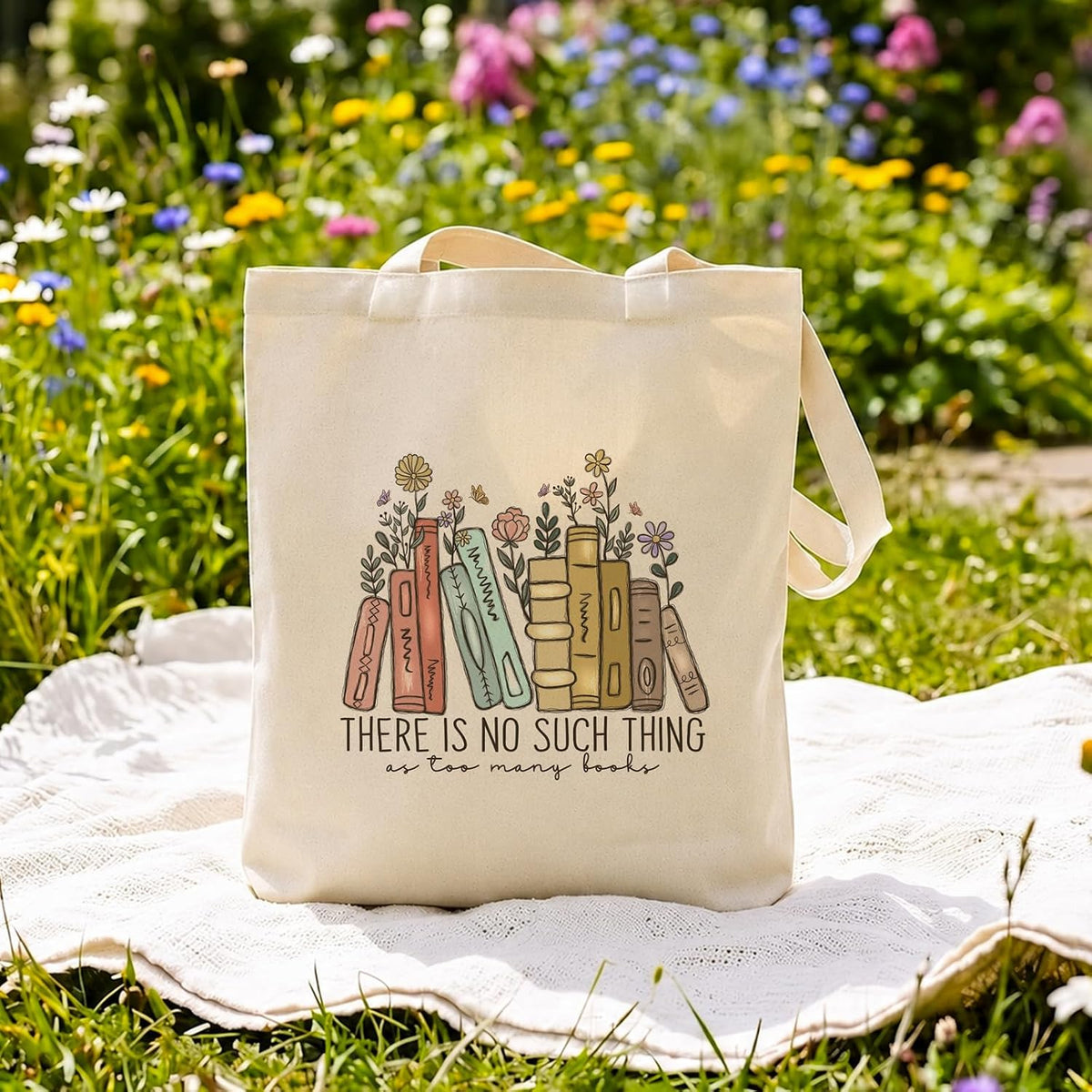 Cute Canvas Tote Bag for Women, Aesthetic Reusable Shoulder Bag, Graphic Reusable Grocery Tote Bag for Shopping, Work