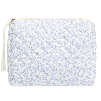 Quilted Makeup Bag for Women, Travel Cosmetic&Toiletry Bag,Gauze Heart