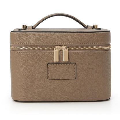 HiTotes Makeup Bag Vanity Case for Women Leather Cosmetic Bag Travel Toiletry Bags Portable Makeup Organizer Case