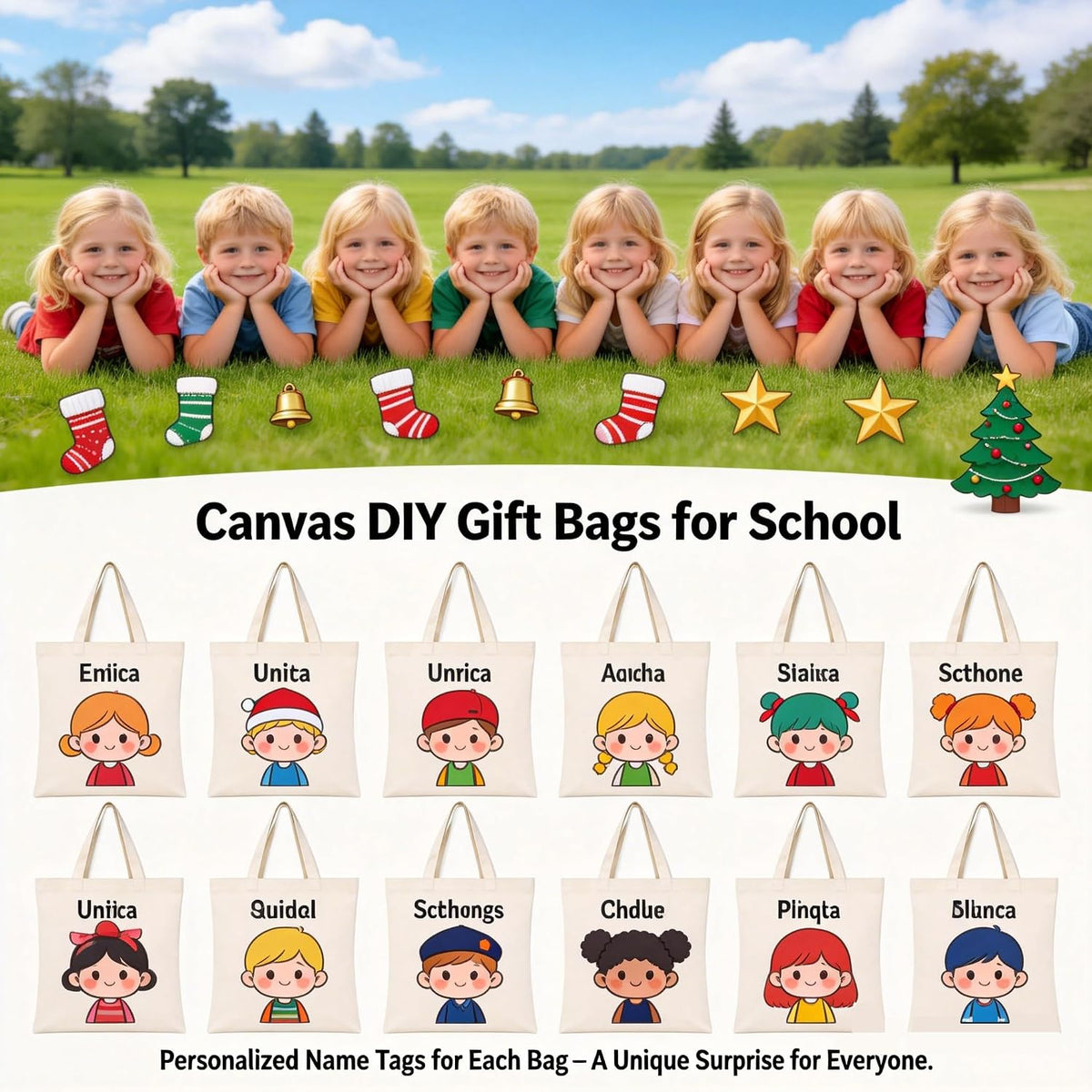 Canvas Bag 2/6/12/24/48 Pack