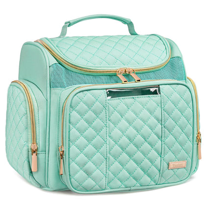 Large Leather Toiletry Bag for Women Men,Bathroom Bag,Water Resistant Shower Bag,Makeup Bag,Portable Shower Caddy for College Dorm,Hanging Travel Toiletry Bag with Transparent Waterproof Phone Pocket