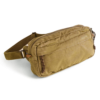 GOOTIUM Men’s Crossbody Pack - Canvas Daily Essentials Sling Bag Small Shoulder Backpack