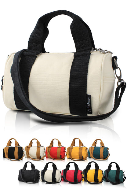 Japan Design Mini Duffel Bag - Purse, CoBoss (Black x Black)