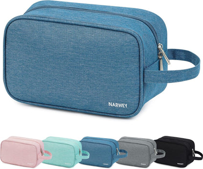 Narwey Travel Toiletry Bag for Women, Dopp Kit Men, Bathroom, Medicine Bag