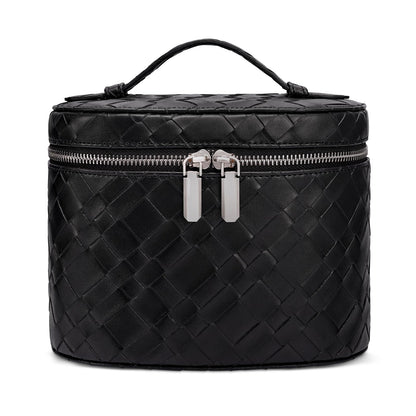 honitty Makeup Bag, Travel Make up Case with Compartments and Handle, Portable Cosmetic Organizer Bags,Toiletry Bag for Women