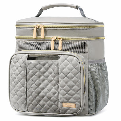 Tealari Large Toiletry Bag for Women Men,Bathroom Bag,Water Resistant Shower Bag,Makeup Bag,Portable Shower Caddy for College Dorm,Hanging Travel Toiletry Bag with Transparent Waterproof Phone Pocket